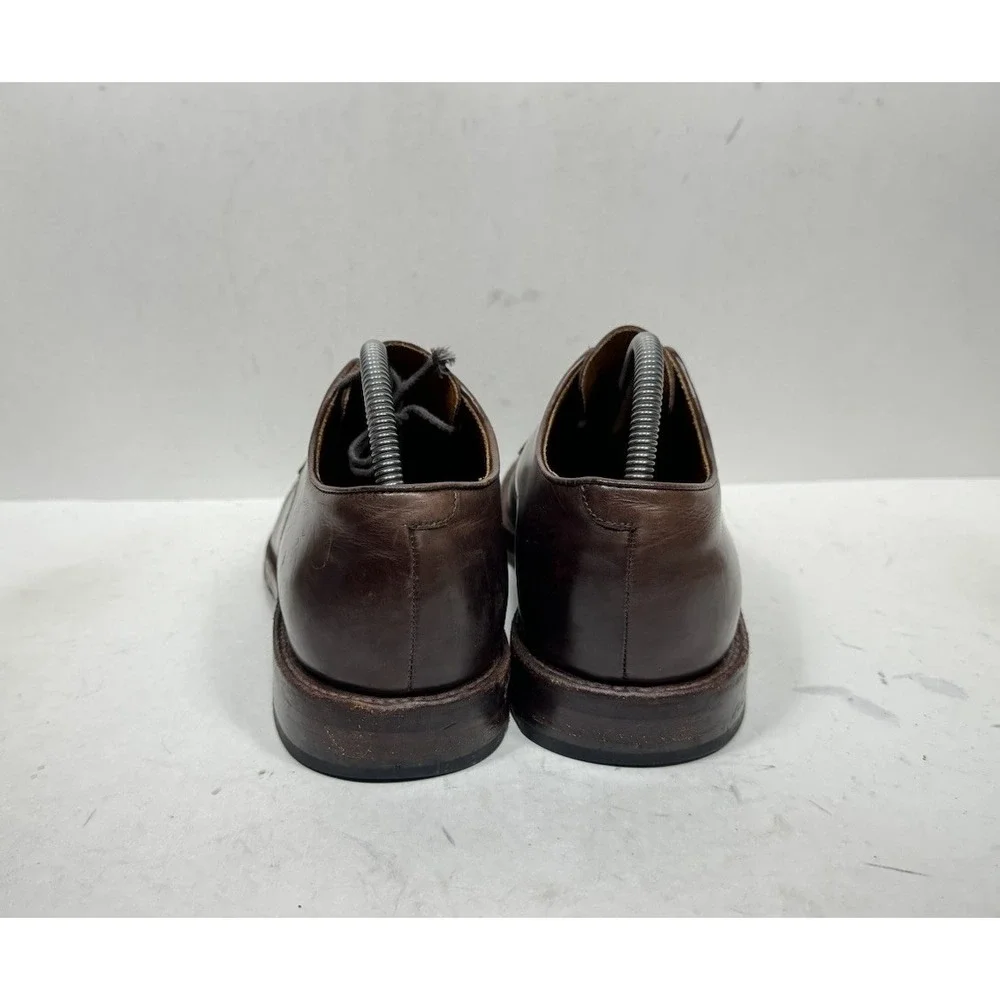 J. Crew Ludlow Derby Dress Shoe Brown Leather Men's Size 8.5
